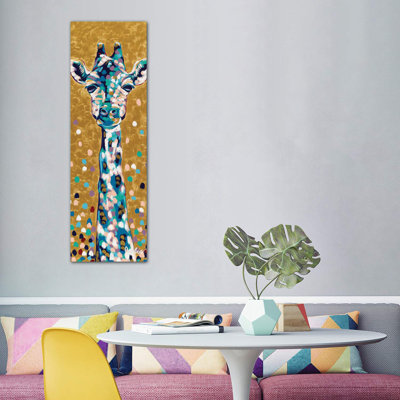 Golden Girl Giraffe by Jodi Augustine - Wrapped Canvas Painting