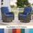 Carolina 24" X 22" Outdoor Furniture Replacement Cushions-123628621-123628619