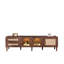 Console de télévision multifonctionnelle, compatible 80 po, plateau de table lisse pour salon, chambre à coucher, support de cinéma maison avec design, grand rangement, tiroirs en PE et poignées en métal-1743050210