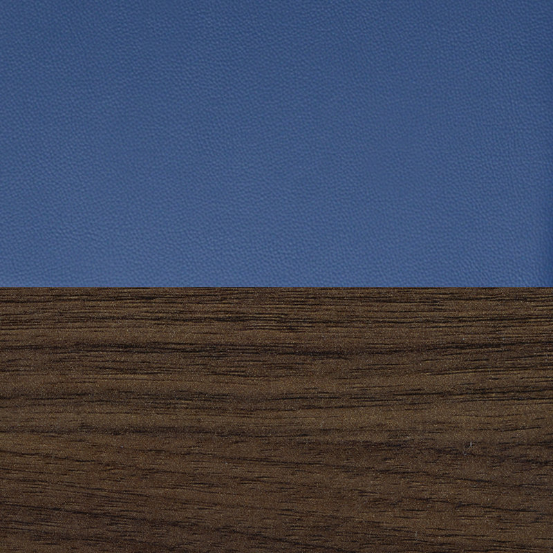 Chaise d'appoint Regent Wallguard, NÉO NOYER, Bleu marine