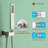 Calder Complete Shower System with Rough in-Valve-61901588