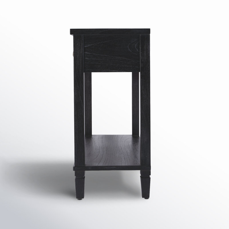 Flagstaff 2-Drawer 36" Console Table, Black