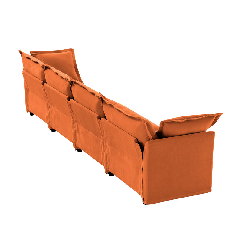 Canapé modulaire rembourré 4 places Denby