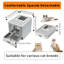 Stainless Steel Enclosed Cat Litter Box With Scoop