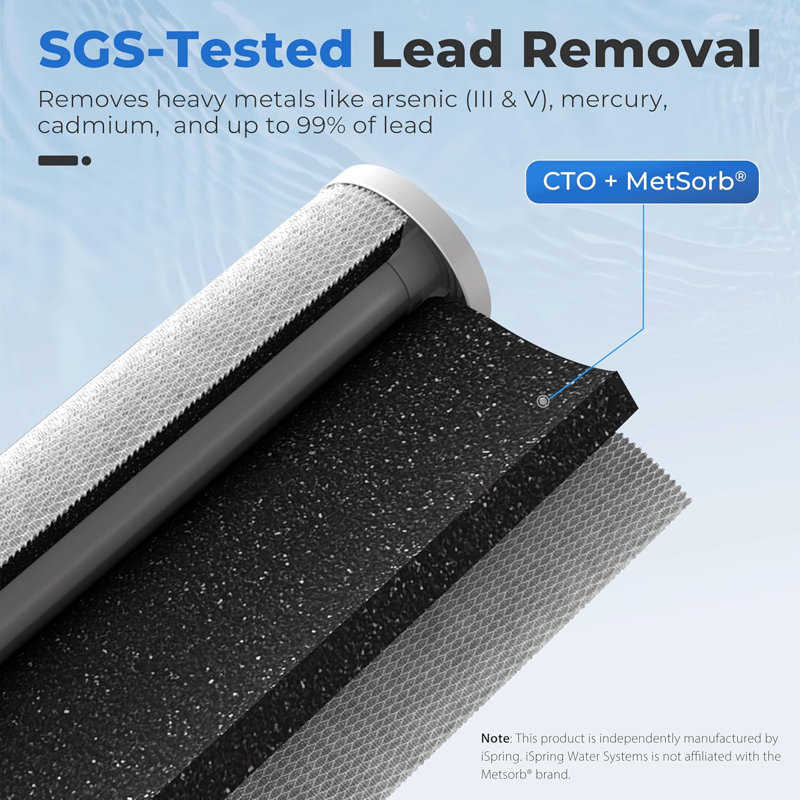 iSpring WGB21B-CPB Lead Removal Whole House Water Filter System