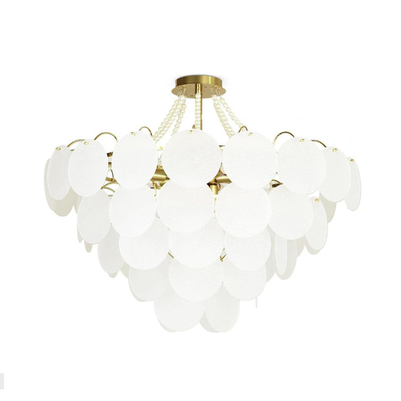 Arjan 12 - Light Dimmable Round Chandelier