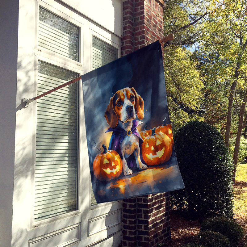 Drapeau de chiot Halloween House, Beagle