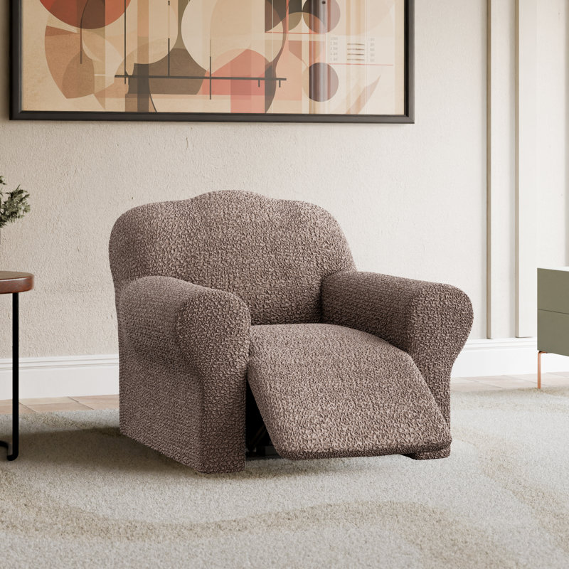 Housse extensible pour fauteuil inclinable - Style italien et qualité supérieure - Collection CottonRich, Chameau