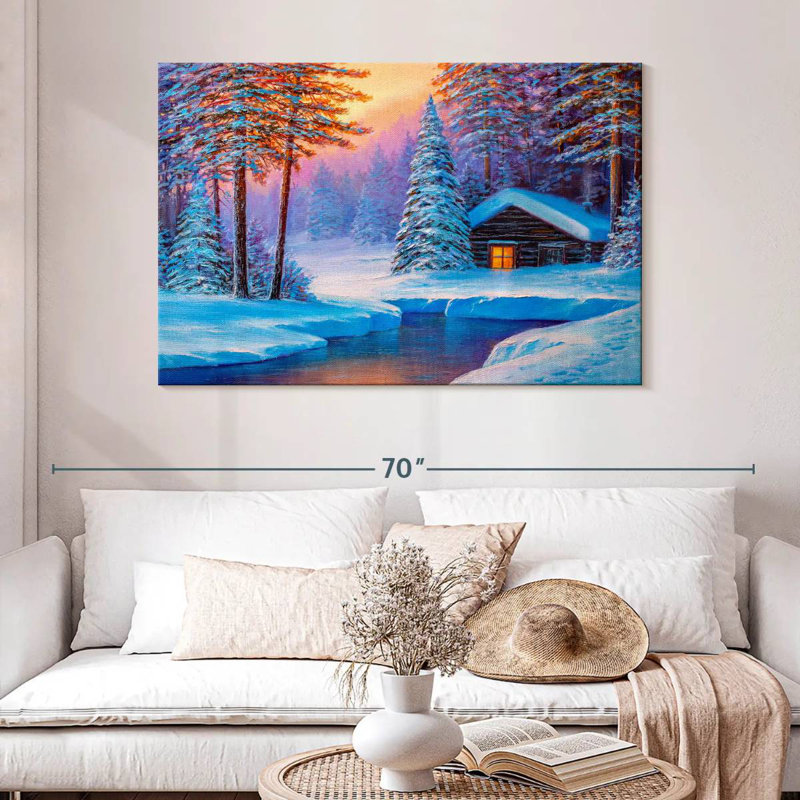 Alvord White Christmas, 32" H x 48" W