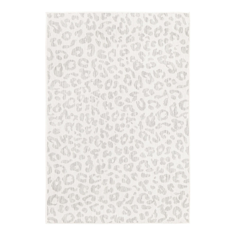 Tapis intérieur / extérieur en polypropylène tissé à la machine, Rectangle 4 pi x 6 pi