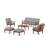 Prairie 6 Piece Sofa Seating Group with Cushions-131210355-131210358