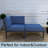 Aimes 29.5 " W Metal Loveseat with Cushions-1082891025