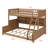 All-in-One Bunk Bed Solution with Storage Compartments, Ambient Color-Changing Illumination and Creative Pegboard Zone-2010294797
