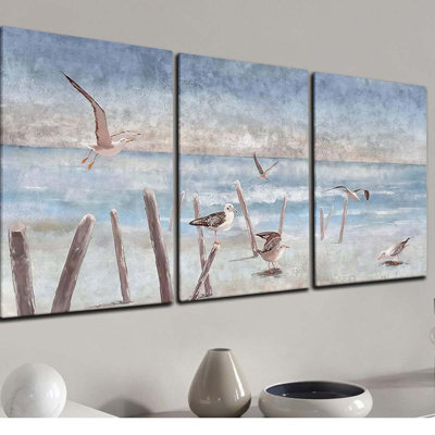 3 Piece Wrapped Canvas Wall Art