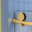 Porte coulissante pour douche - Verre trempé 5/16 po, finition or brossé, résistance aux fuites, 56-60 po x 74 36 000 fois testé, or-121157442