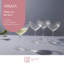 Mikasa Treviso Crystal Coupe Glasses, 300ml