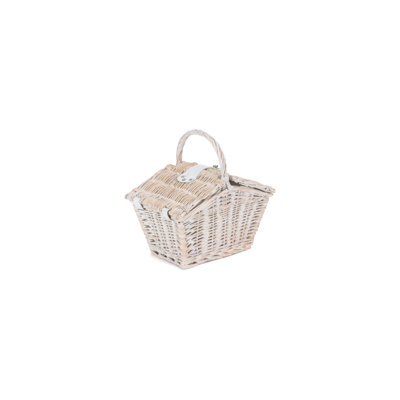 Wicker Small Sloped Sided Hamper Basket