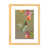 Toile avec cadre en bois beige
