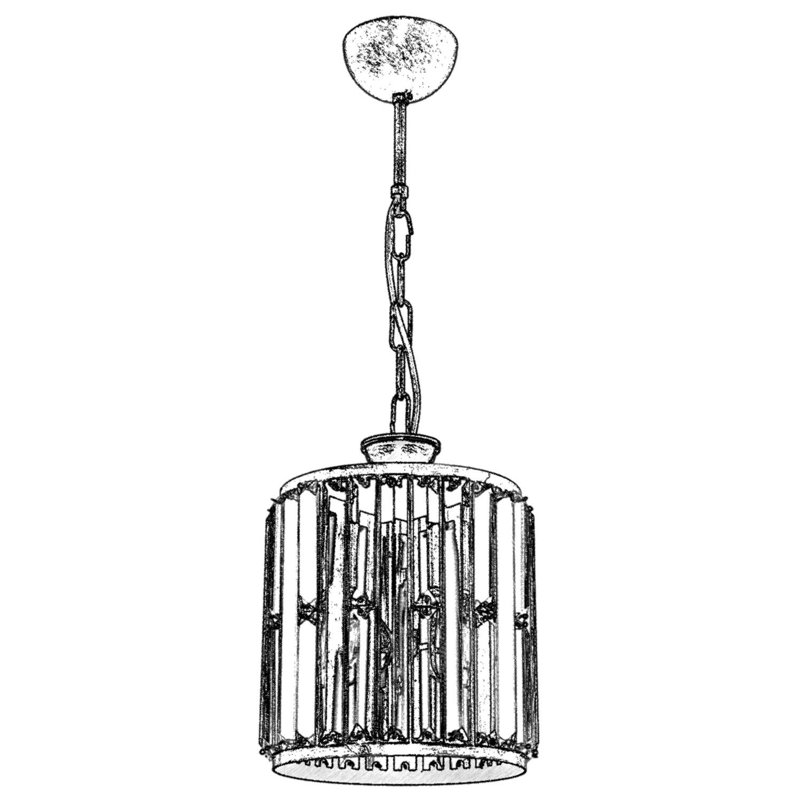 Feldt 1 - Light Gold Single Pendant