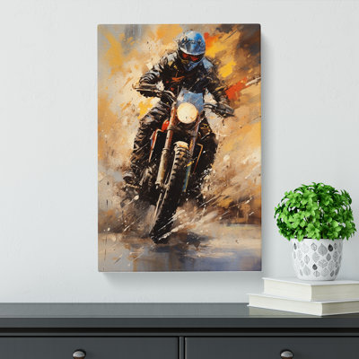 Motorbike Expressionism - No Frame Print