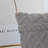 (Covers With Inserts) Set of 2 Raised Geometric Pattern Throw Pillows with INSERTs size 18"x18" Gray