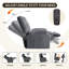 Oversized Power Lift Recliner Chair, Large Electric Recliner With Massage, Cup Holders, Side Pockets-121131689