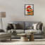 Cadre flottant amusant avec coq hipster, design par Marcus Prime-1987236875-1987236876