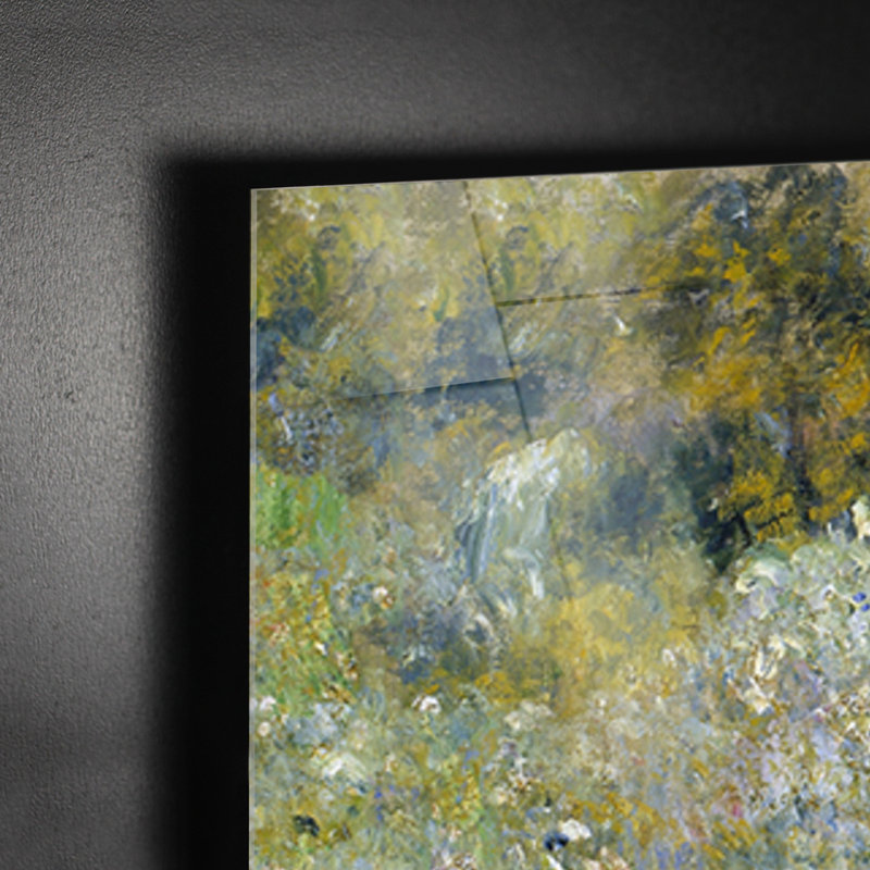 Donna Con Ombrello In Giardino by Pierre-Auguste Renoir - Unframed Painting, 100cm H x 140cm W