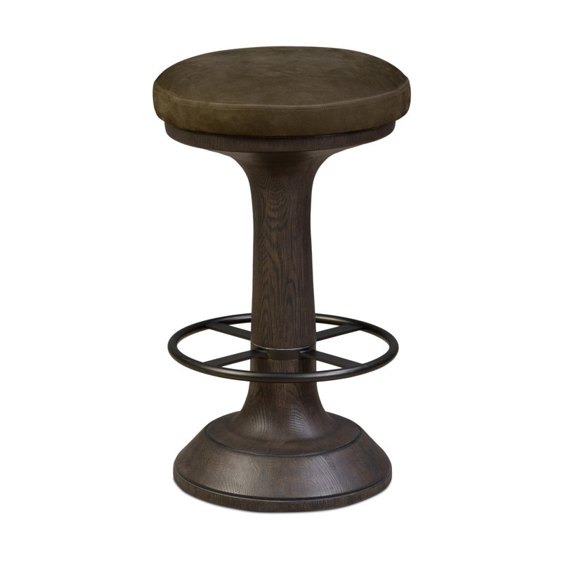 Montclair Stool-Antwerp Natural-Counter, Nubuck Olive