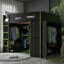 Lit mezzanine en bois avec bureau-882963203