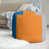 Bleu / orange / argent