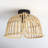 Jameson Wood Flush Mount