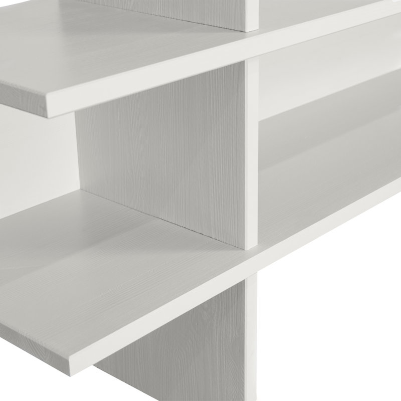 Jana Solid Wood End Table, White