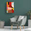 «Warm Colors Bauhaus Geometric 2», reproduction sur toile-94840412