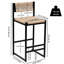 Ensemble de 2 tabourets de bar Honey