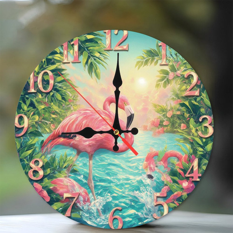 Scène d'eau Flamingo