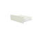 Meuble-lavabo à DEL avec finition blanche, tiroirs et tabouret assorti, idéal pour le maquillage, 53,86 po de profondeur, 15,29 po de largeur, compartiments, matériau,