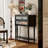 Retro Elegant Art Solid Wood Console Table