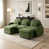 Green+3Seat+2Ottoman sélectionné