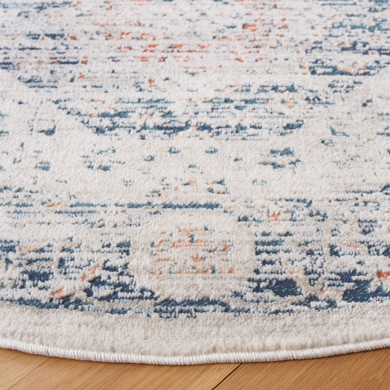 Dunia 800 Performance Oriental Rug, Round 6'7"