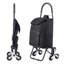 Chariot d'escalade pliable avec système à 6 roues et sac de rangement de 36 L - Chariot de magasinage robuste pour l'épicerie
