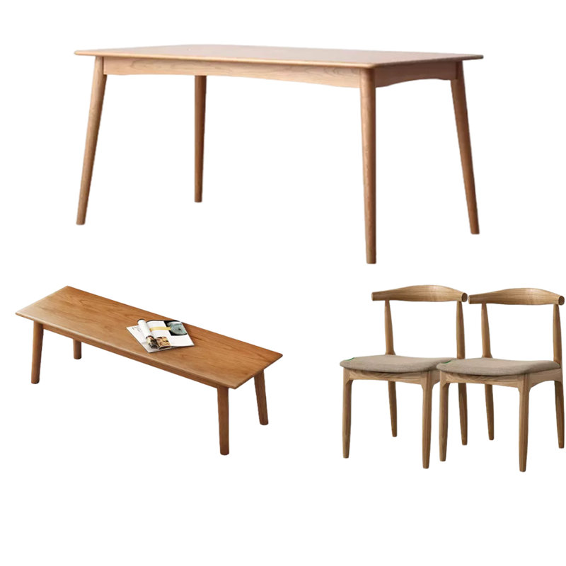 Ensemble de salle à manger rectangulaire L 59 po x l 31,49 po Lakeleigh, H 29,52 po x l 31,49 po x P 70,86 po