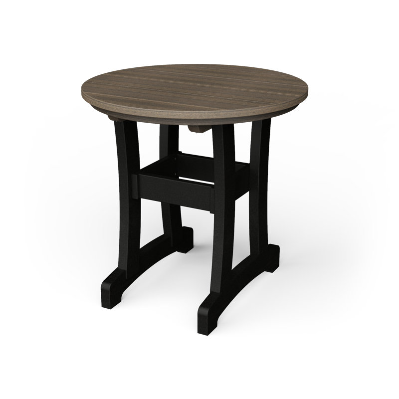 Table de salle à manger Stella, Gris côtier / noir, H 30 po x l 30 po x P 30 po