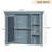 Wall Mounted Bathroom Storage Cabinet With Mirror Door-955623631