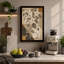 Framed Clematis Study Botanical - Wrapped Canvas-146702692-146702693