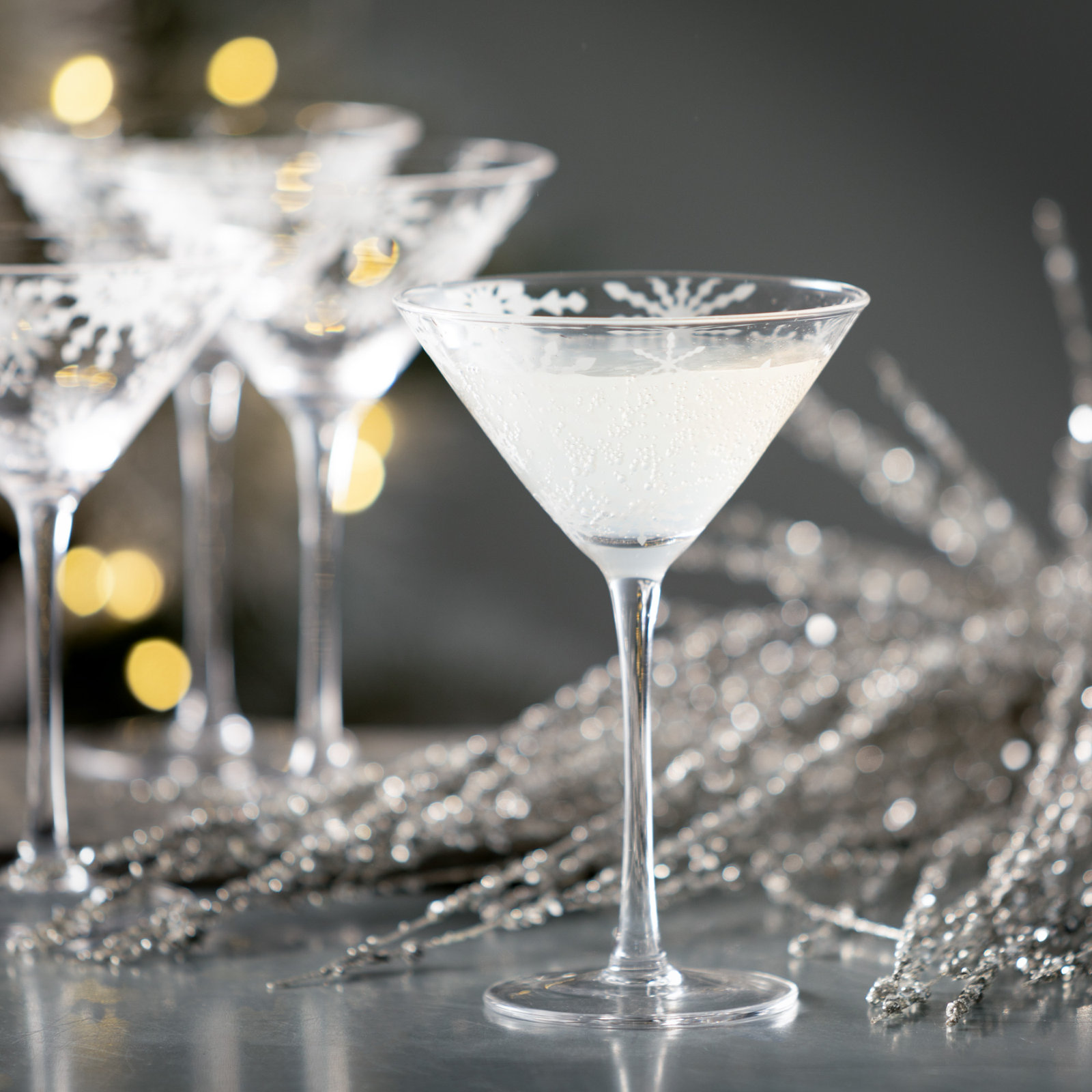 Dejsha 8oz. Glass Martini Glass Set