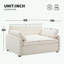 Canapé simple en chenille avec coussin-1270373184