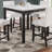 Modern 5pc Counter Height Dining Set