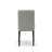 3 Piece Dining Room Furniture Set Contains a Rectangle Butterfly Leaf Kitchen Table and 2 Shitake Linen Fabric Upholstered Chairs, Black-357682419-357682417-358068742