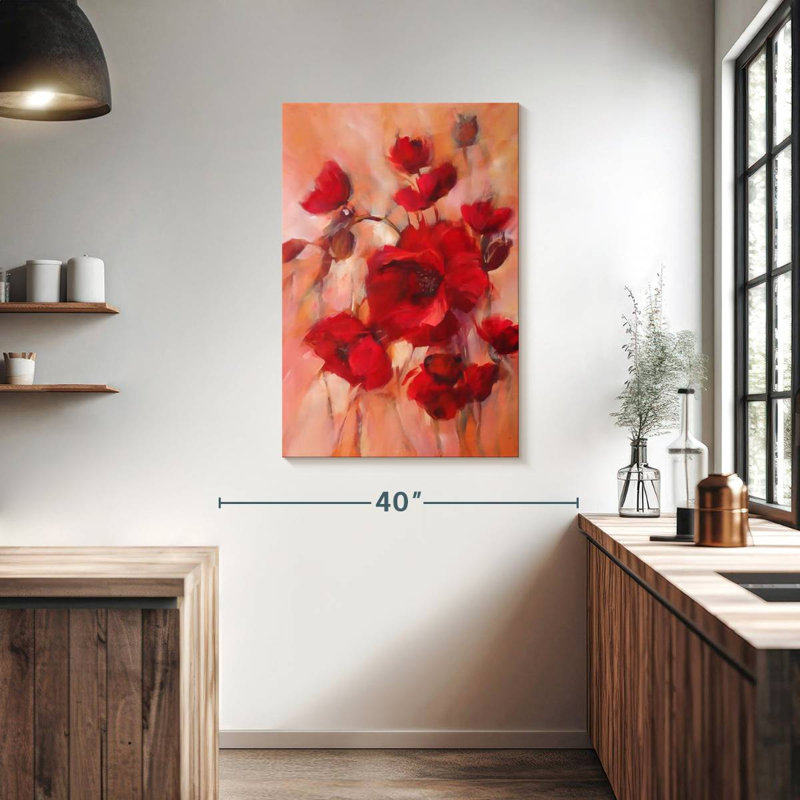 Coquelicots Harnek, H 39 po x l 26 po